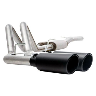 Gibson® - Black Elite™ Stainless Steel Cat-Back Exhaust System with Dual Side Exit