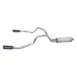 Gibson® - Black Elite™ Stainless Steel Cat-Back Exhaust System with Split Rear Exit