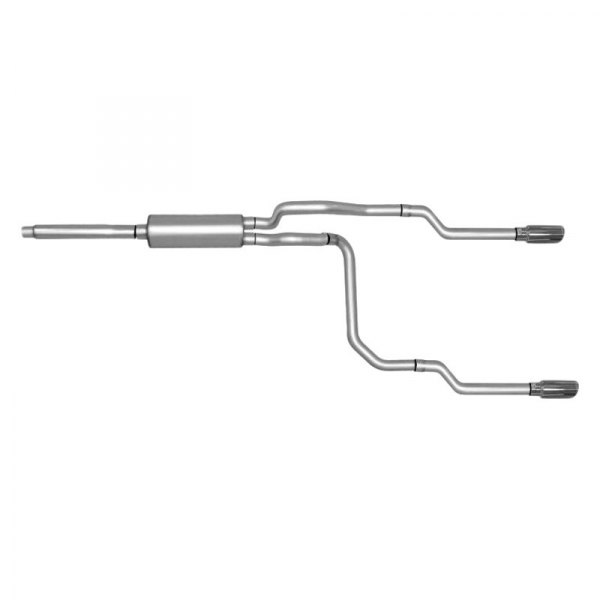 Gibson® - Split Rear™ Stainless Steel Cat-Back Exhaust System