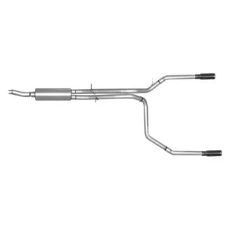 Gibson® - Split Rear™ Stainless Steel Cat-Back Exhaust System with Split Rear Exit