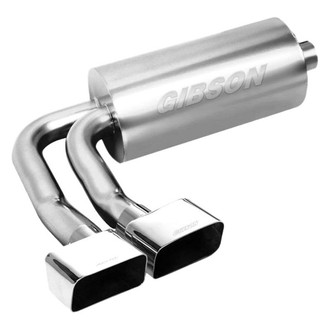 Gibson® - Super Truck™ Stainless Steel Cat-Back Exhaust System with Dual Side Exit