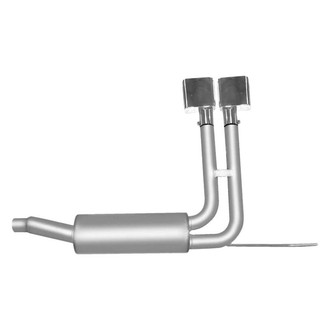 Gibson® - Super Truck™ Stainless Steel Cat-Back Exhaust System with Dual Side Exit