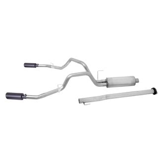 Gibson® - Black Elite™ Stainless Steel Cat-Back Exhaust System with Split Side Exit