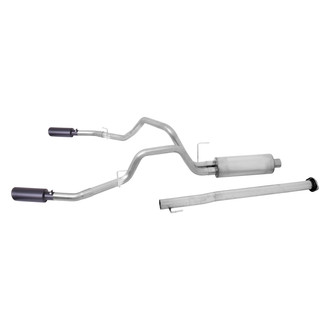 Gibson® - Black Elite™ Stainless Steel Cat-Back Exhaust System with Split Side Exit
