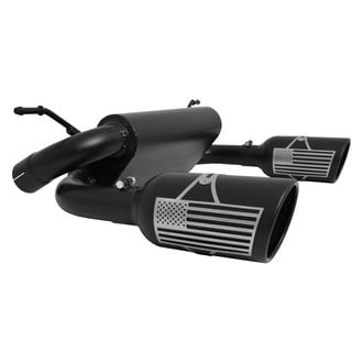 Gibson® - Patriot Series™ Aluminized Steel Cat-Back Exhaust System with Split Rear Exit