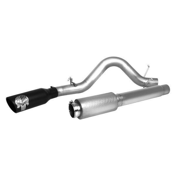 Gibson® - Patriot Skull™ 409 SS Cat-Back Exhaust System