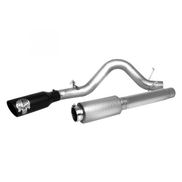 Gibson® - Patriot Skull™ Stainless Steel Cat-Back Exhaust System