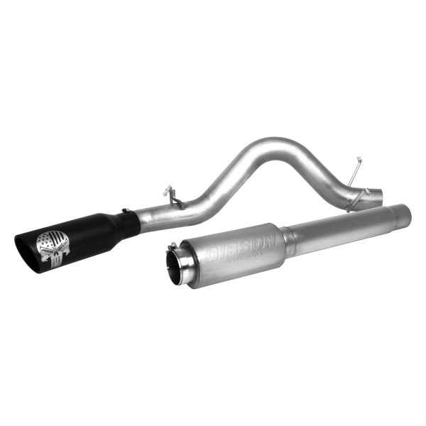 Gibson® - Patriot Skull™ Stainless Steel Cat-Back Exhaust System