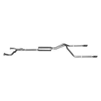 Gibson® - Split Rear™ Aluminized Steel Cat-Back Exhaust System with Split Rear Exit