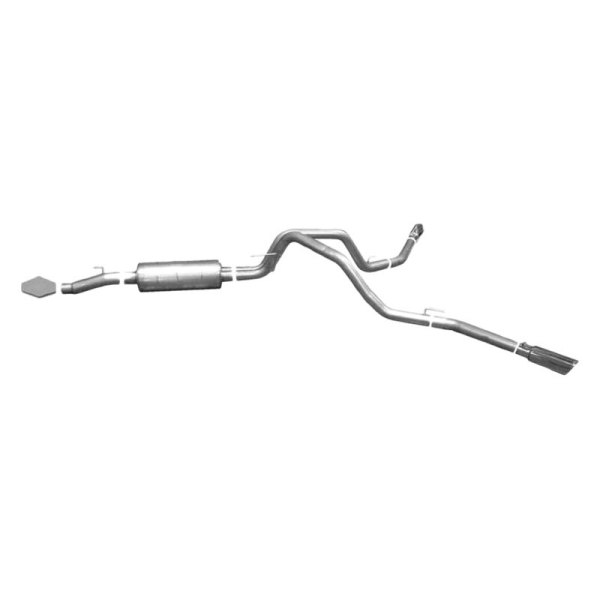 Gibson® - Extreme Dual™ Aluminized Steel Cat-Back Exhaust System, Ford F-150