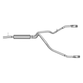 Gibson® - Split Rear™ Aluminized Steel Cat-Back Exhaust System with Split Rear Exit