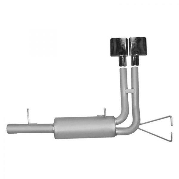 Gibson® - Super Truck™ Aluminized Steel Cat-Back Exhaust System