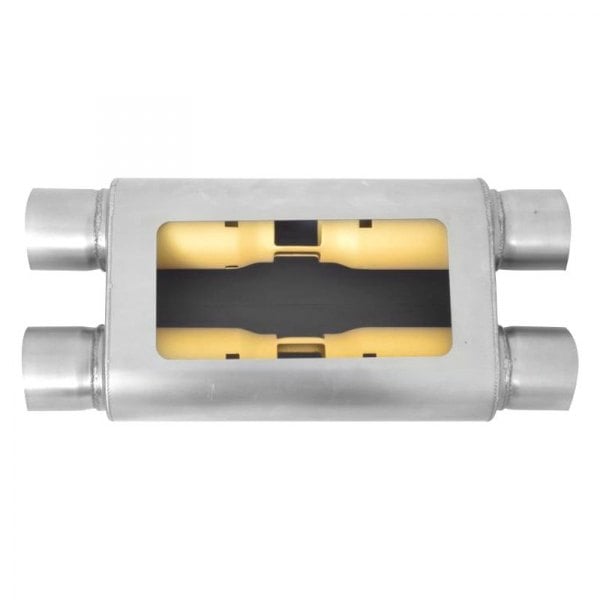 Gibson® BM0111 MWA™ Stainless Steel Oval Gray Exhaust Muffler (2.5