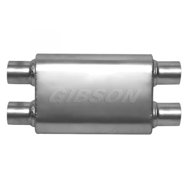 Gibson® - MWA™ Stainless Steel Oval Gray Exhaust Muffler