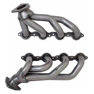 Gibson® - Performance Stainless Steel Polished Short Tube Exhaust Headers