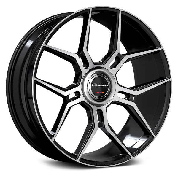 GIOVANNA® - HALEB with Covered Lugs Gloss Black with Machined Face