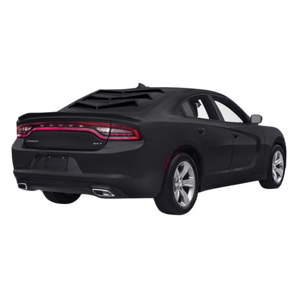 2014 dodge charger rear window louvers