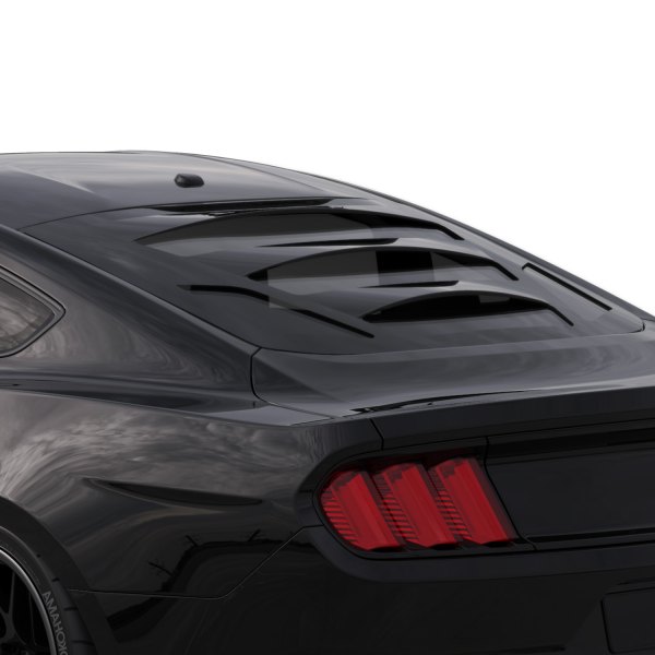 2020 mustang deals window louvers