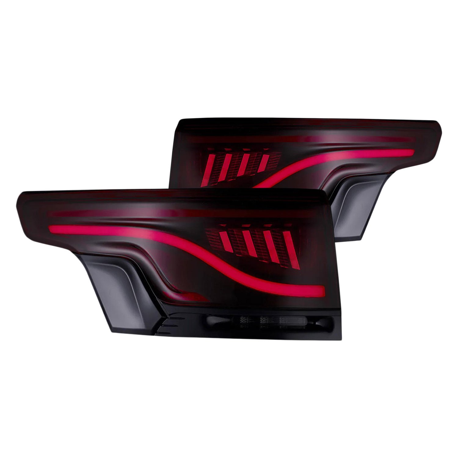 Glohh™ GL102GL5RS1 GL5 Static Black/Red Fiber Optic LED Tail Lights