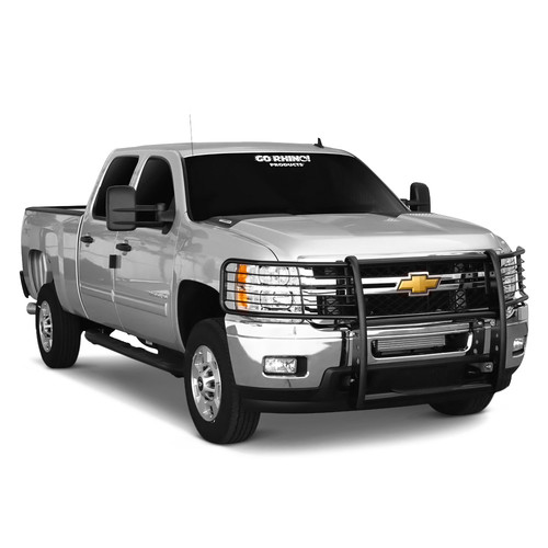 Go Rhino 3000 Series Grill Guard For Dodge Ram - Fits 1994-2001 Ram 1500 & 1994-2002 Ram 2500/3500 (Black, 3185B)