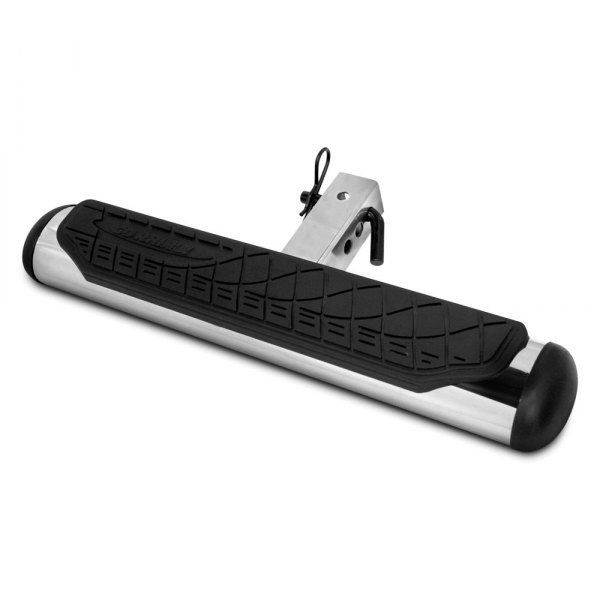  Go Rhino® - 4" Oval Polished Stainless Steel Hitch Step for 2" Receivers