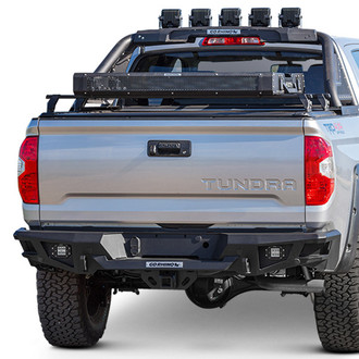Go Rhino® - BR20 Replacement Full Width Black Rear HD Bumper