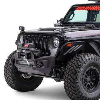 2014 Jeep Wrangler Custom 4x4 Off-Road Steel Bumpers – CARiD.com