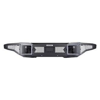 Go Rhino® - Rockline™ Full Width Black Front Winch HD Bumper