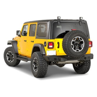 Go Rhino® - Rockline™ Full Width Black Rear HD Bumper