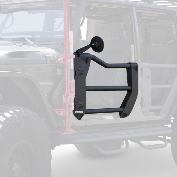 Go Rhino® - Trailline™ Textured Black Steel Front Tube Doors