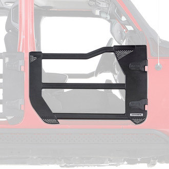 Go Rhino® - Trailline Textured Black Front Tube Doors