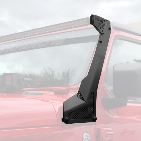 Go Rhino® - Black Textured Powder Coat Mild Steel Windshield Frame Mounts