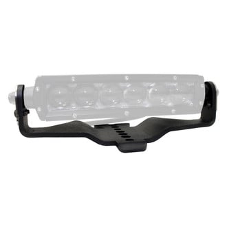 Go Rhino® - Black Textured Galvanized Steel Hood Hinge Mounts for 2x6" Single row LED Light Bars
