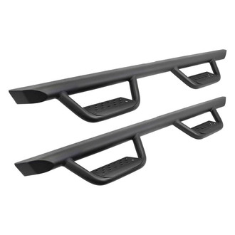 Go Rhino® - 2.5" Dominator Xtreme D2 Black Round 1-Piece Design Side Steps