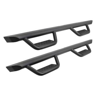 Go Rhino® D224346T - 2.5" Dominator Xtreme D2 Black Round 1-Piece Design Side Steps