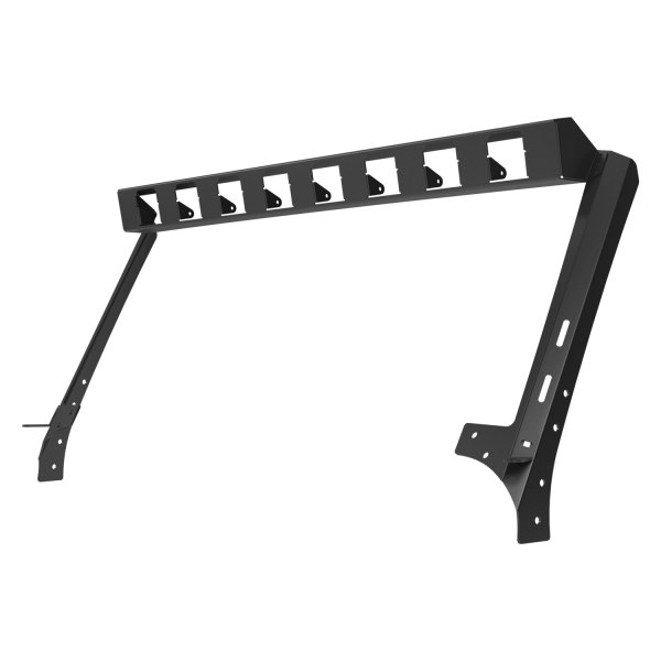 Go Rhino® - Black Textured Powder Coat Galvanized Steel Windshield Frame Mount