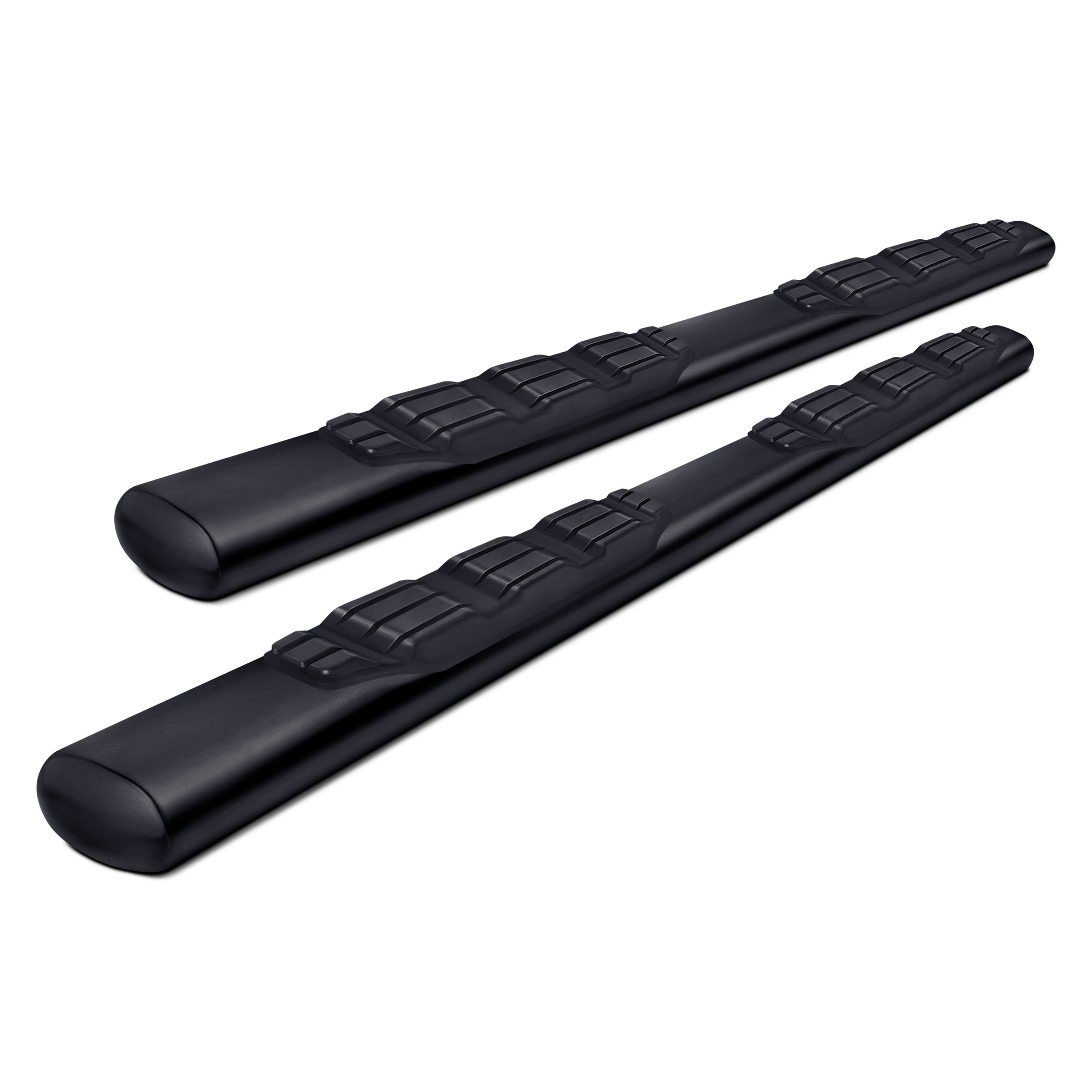 Go Rhino - 105449987T - 1000 Series 5in Oval Side Steps Black Powdercoated 87in Long