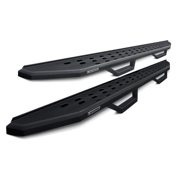  Go Rhino® - RB20 Black Running Boards with Drop Steps