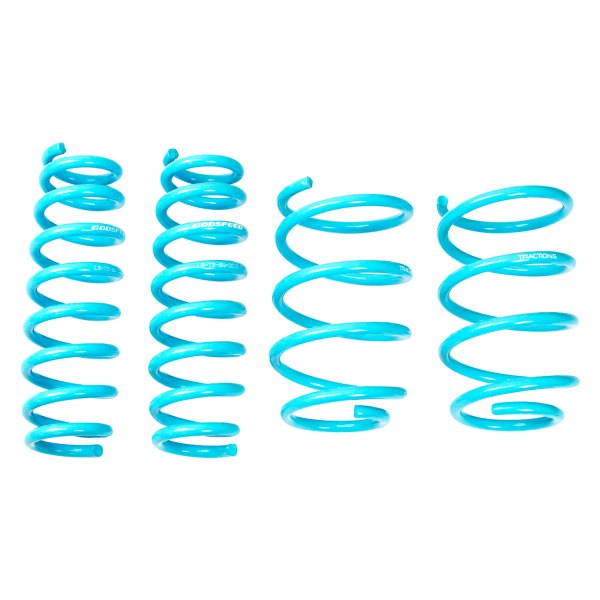 Godspeed Project® - 1.4" x 1.3" Traction-S™ Front and Rear Performance Lowering Springs