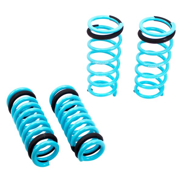 Godspeed Project® - 1" x 1" Traction-S™ Front and Rear Performance Lowering Springs