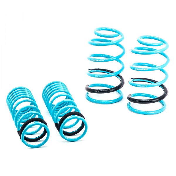 Godspeed Project® - 1.1" x 1.2" Traction-S™ Front and Rear Performance Lowering Springs