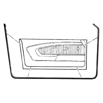 Goodmark® - Driver and Passenger Side Door Seal Set