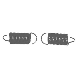 Goodmark® - Driver and Passenger Side Hood Hinge Springs