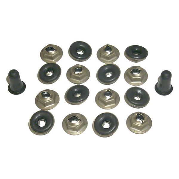 Goodmark® - Front Hood Eyebrow Molding Hardware Kit