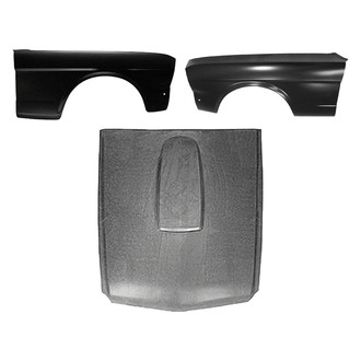 Goodmark® - 3-Piece (Hood Panel, Front Driver and Passenger Side Fender)
