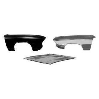 Goodmark® - 3-Piece (Hood Panel, Front Driver and Passenger Side Fender)