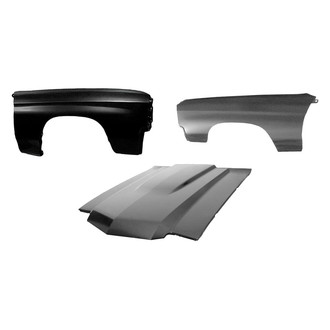 Goodmark® - 3-Piece (Hood Panel, Front Driver and Passenger Side Fender)