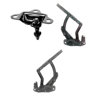 Goodmark® - 3-Pc Hood Hinge Kit