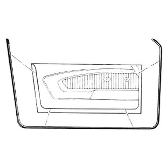 Goodmark® - Driver and Passenger Side Door Seal Set