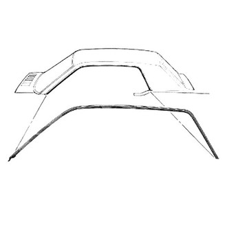 Goodmark® - Roof Rail Weatherstrip Set